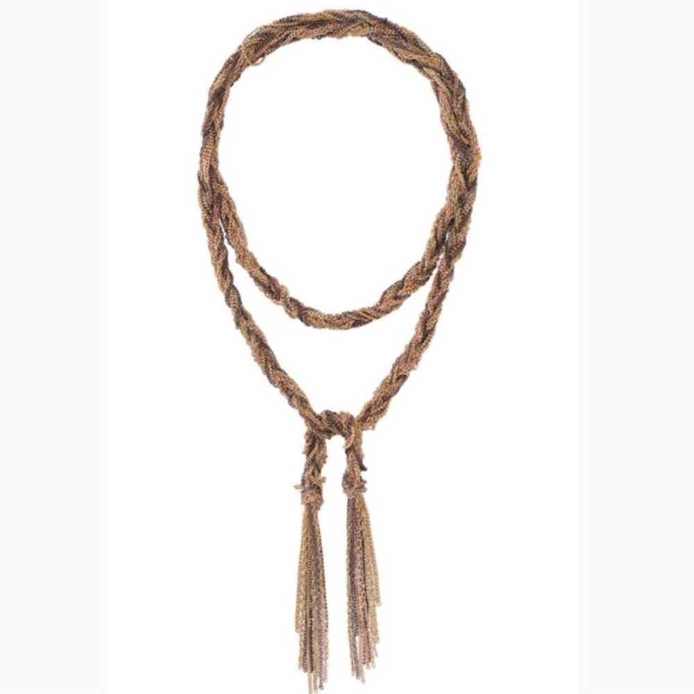 Stella & Dot Adrienne Lariat Necklace in Gold